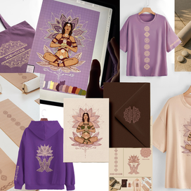 Мерч/айдентика для женского проекта или личного бренда