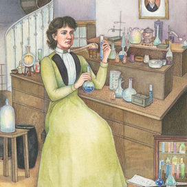 Иллюстрация к произведению «Девочки,прославившие Россию»