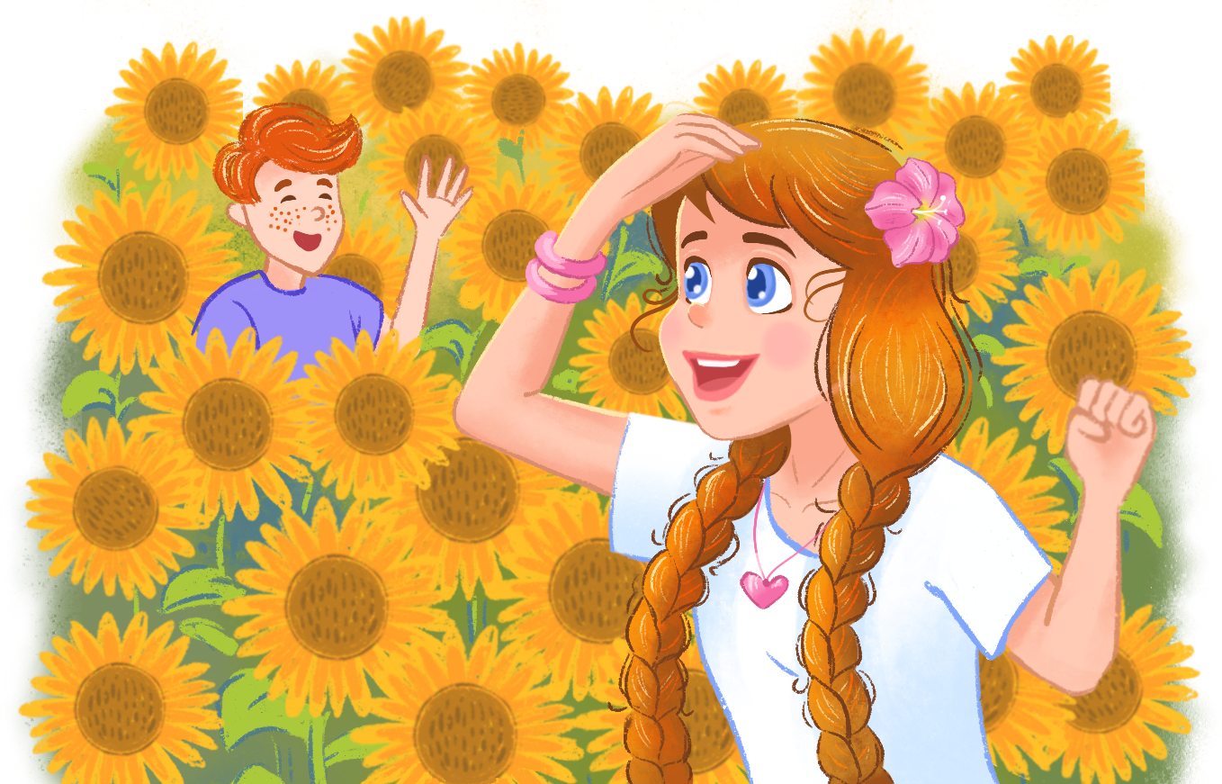 Прятки в подсолнухах