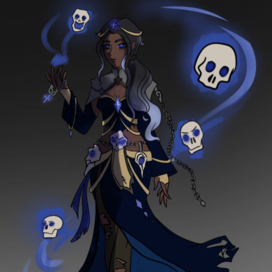 Концепарт некромантки