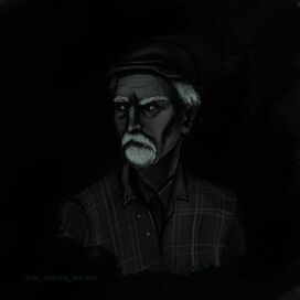 Afanasy Nikitich, a resident of Zamogilye (village behind the graves)