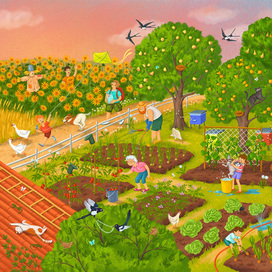 Лето на ферме