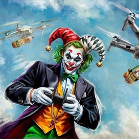 Джокер для постера пивного ресторана