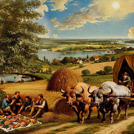 В стиле Питера Брейгеля для сайтв