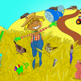 Иллюстрация к книге Приключения Росинки