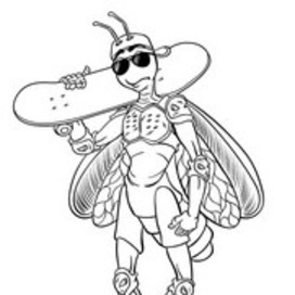 Кузнечики-скейтеры