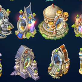 Строения/телепорты игровые