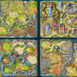 Game Level Map (Карта игровых уровней)