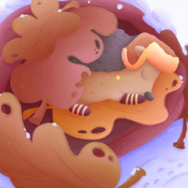 Как спят муравьи и ежики