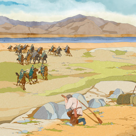 Разворотная иллюстрация