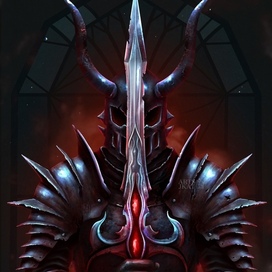 Иллюстрация Проклятого Рыцаря ⚔️