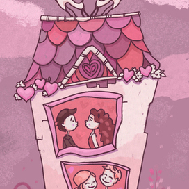 Романтическая иллюстрация