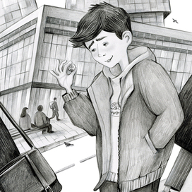 Иллюстрация к повести "Наследник Кукулькана"