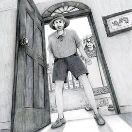 Иллюстрация к повести "Наследник Кукулькана"