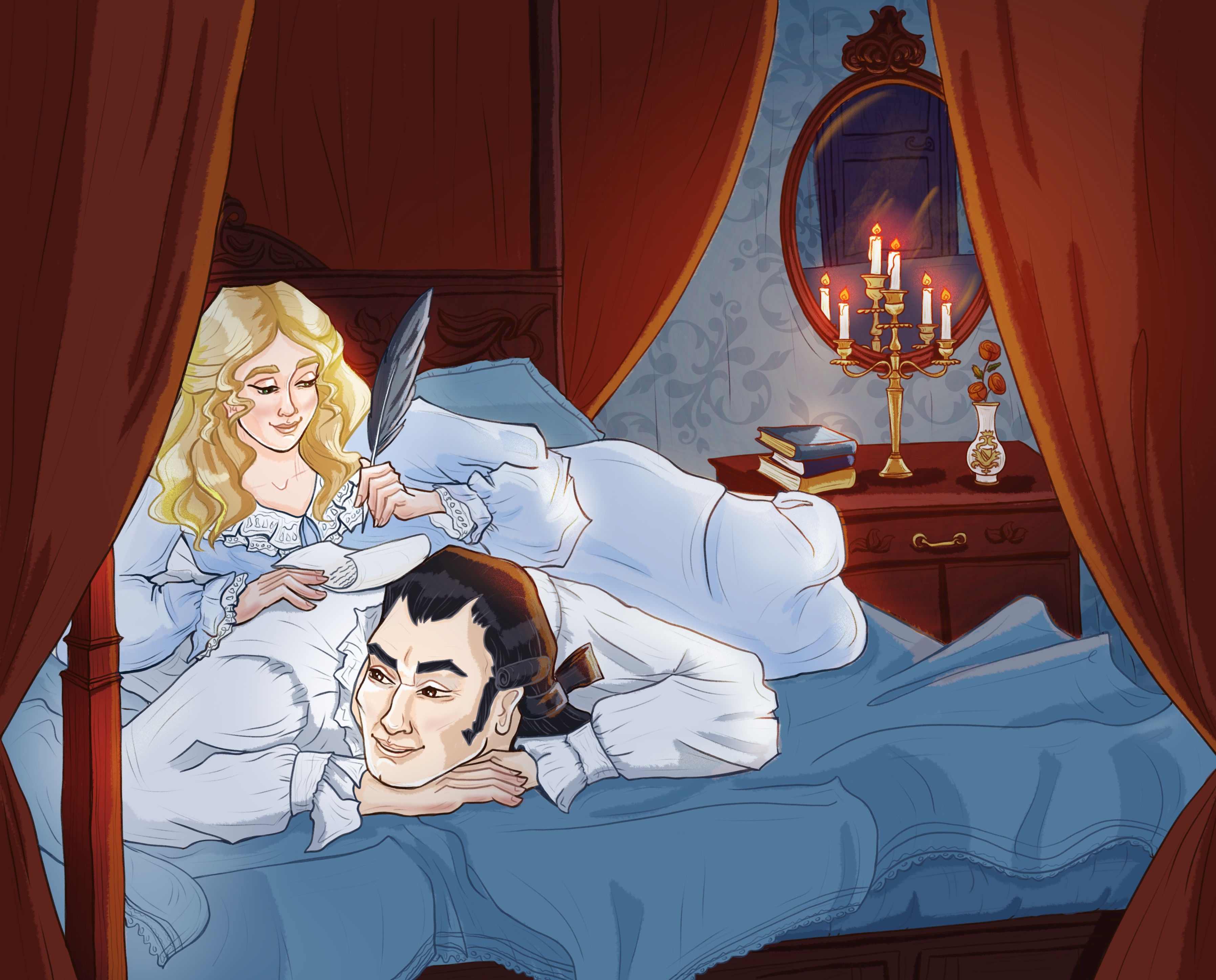 Опасные связи — книжная иллюстрация (open call МИФ)