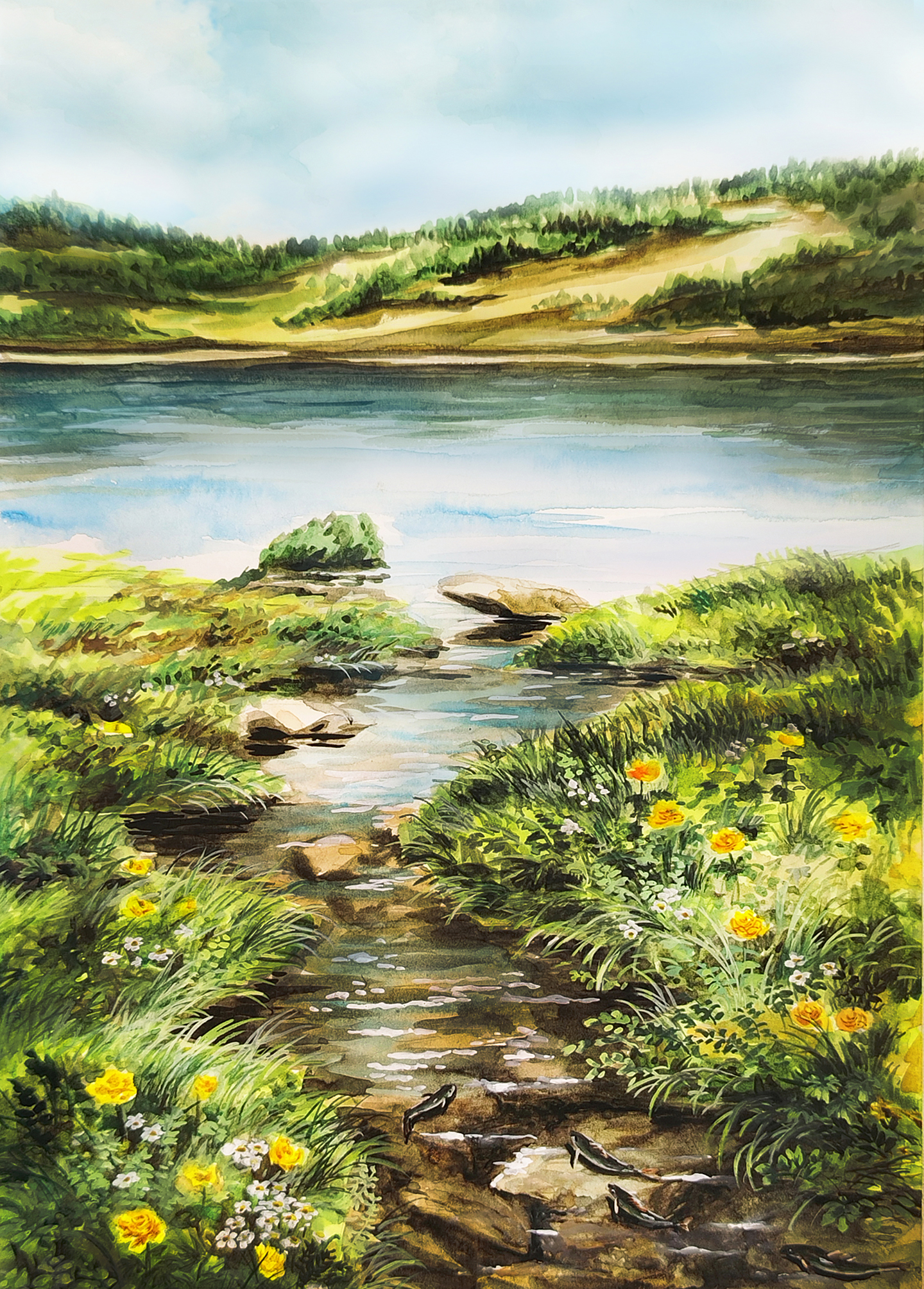 Исток реки Лены