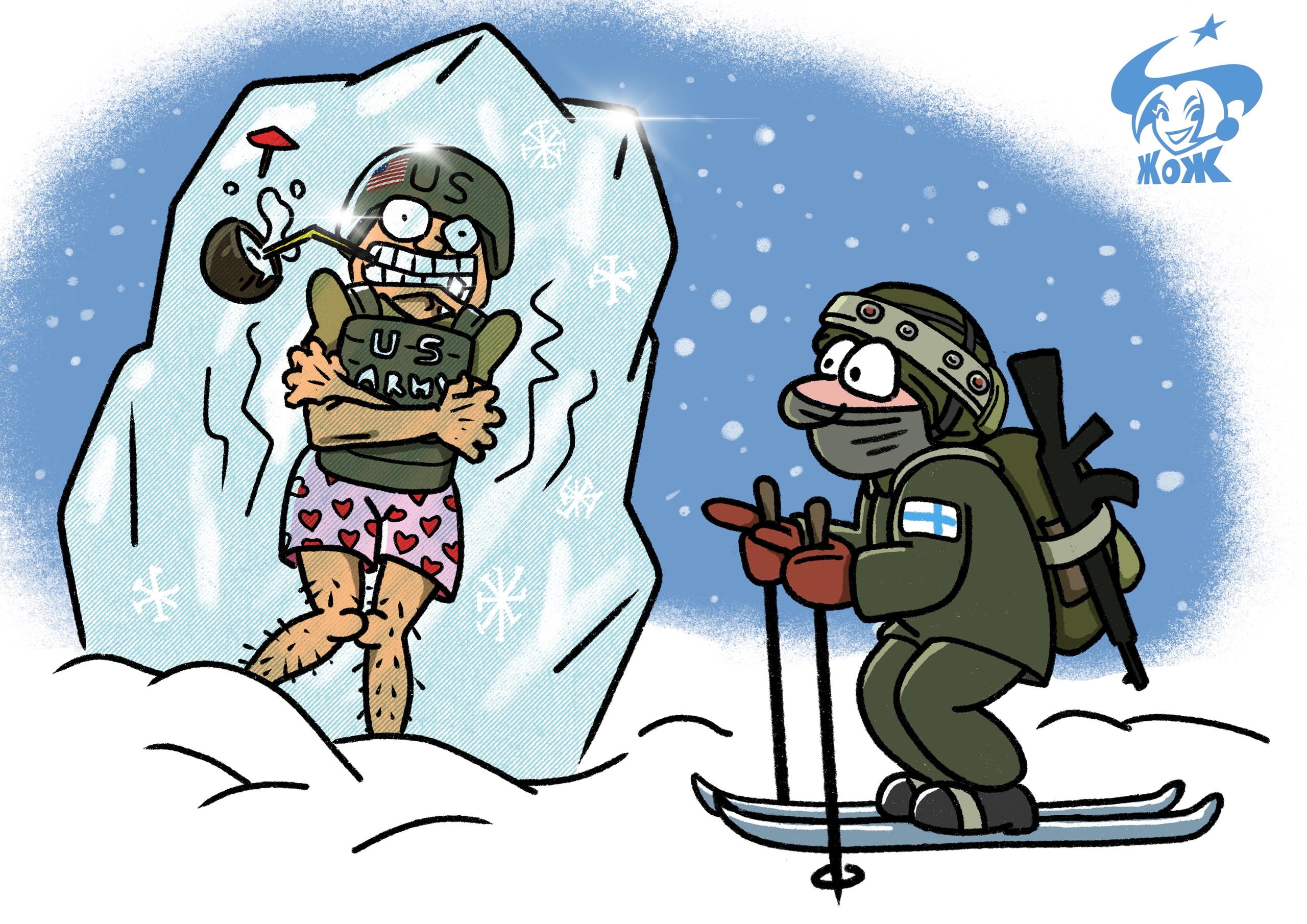 Карикатура для интернет-журнала "ЖОЖ"