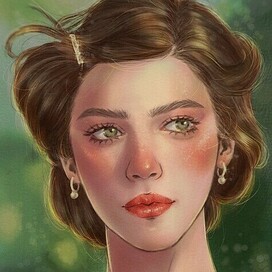 Портрет в стиле семи-реализм