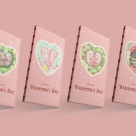 Иллюстрации для упаковки шоколада