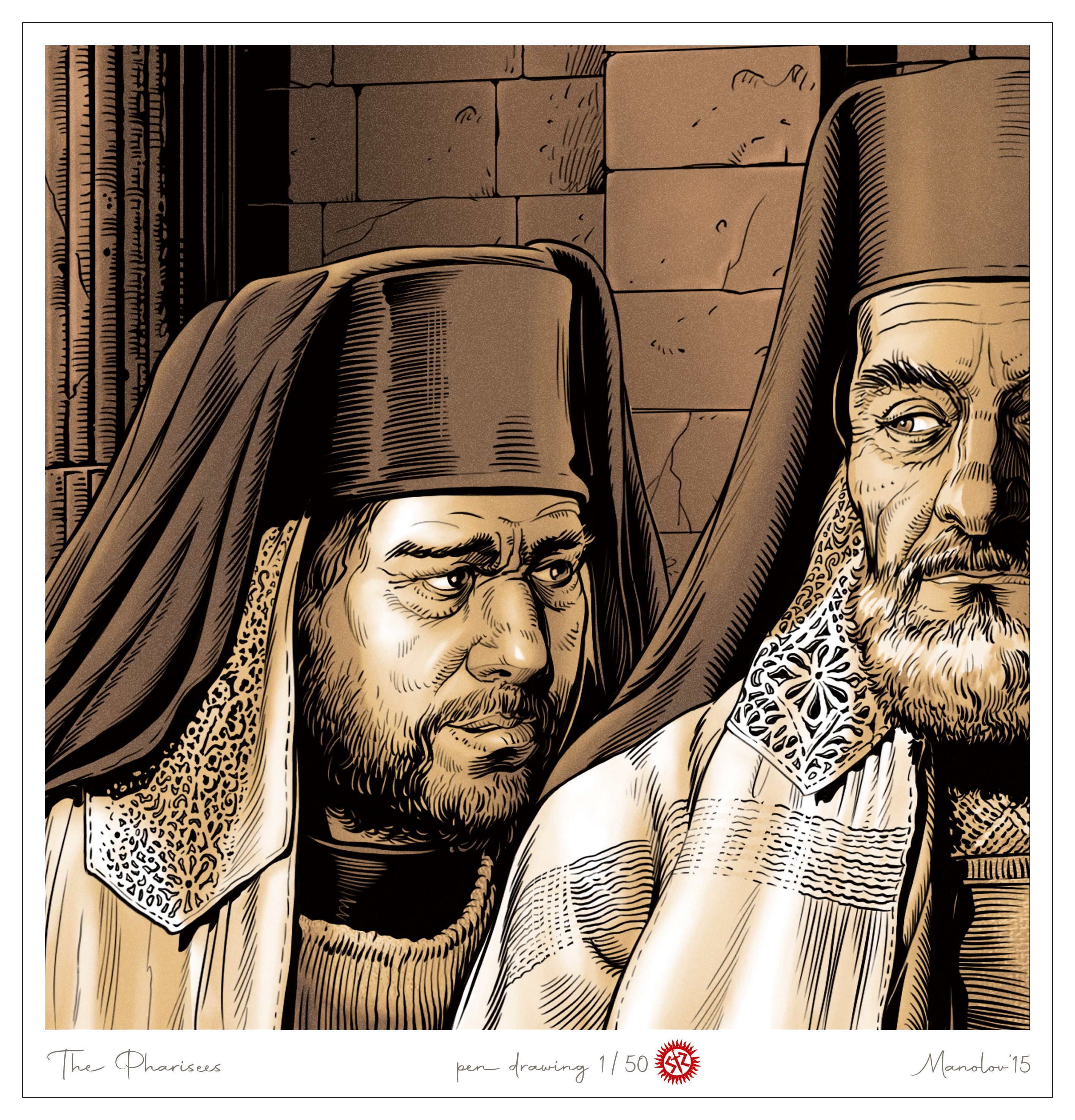 Фарисеи – монохромная версия