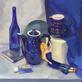 Синева синяя от синего в синее 