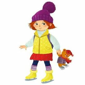 Девочка на коньках