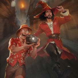 Моя Вариация обложки книги Цвет Волшебства