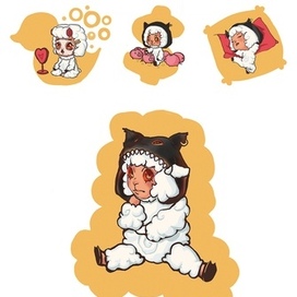 Барашковый стикерпак