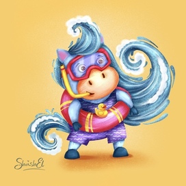 Пони - стихия воды. 