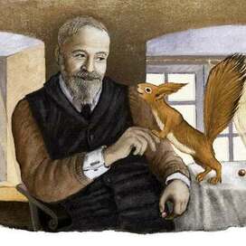 К. Коровин "Белка"