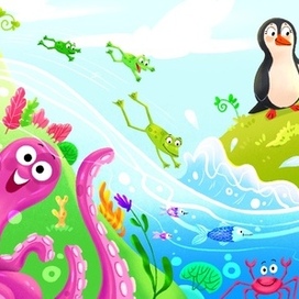 Оформление для бассейна грудничкового плавания