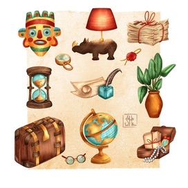 Стикерпак "Уголок путешественника"