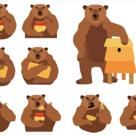 Маскот для бренда меда