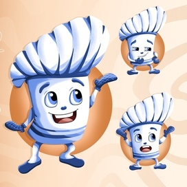 Бренд-персонаж для кулинарной студии