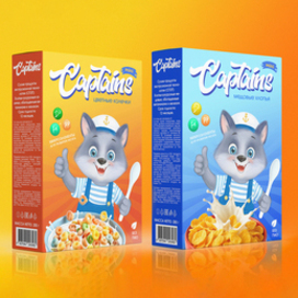 Иллюстрация для упаковки сухих завтраков