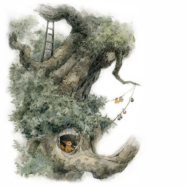 Иллюстрация к сказке "Блочка-умелочка" 