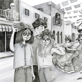 Иллюстрация к повести "Наследник Кукулькана"