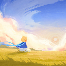 Маленький принц. Иллюстрация по мотивам книги