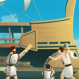 Корабль Тесея — Обложка для научно-популярной статьи