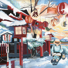 Япония зимой