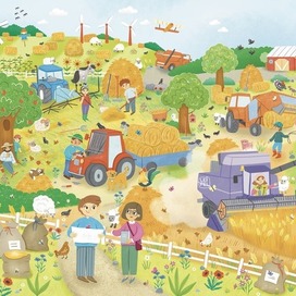 Виммельбух Ферма