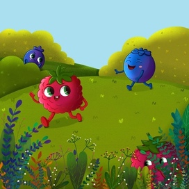 Иллюстрация для упаковки чая