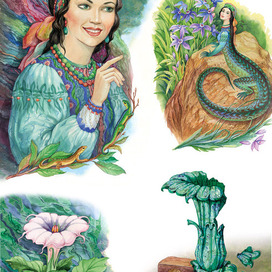 The mistress of the Copper Mountain