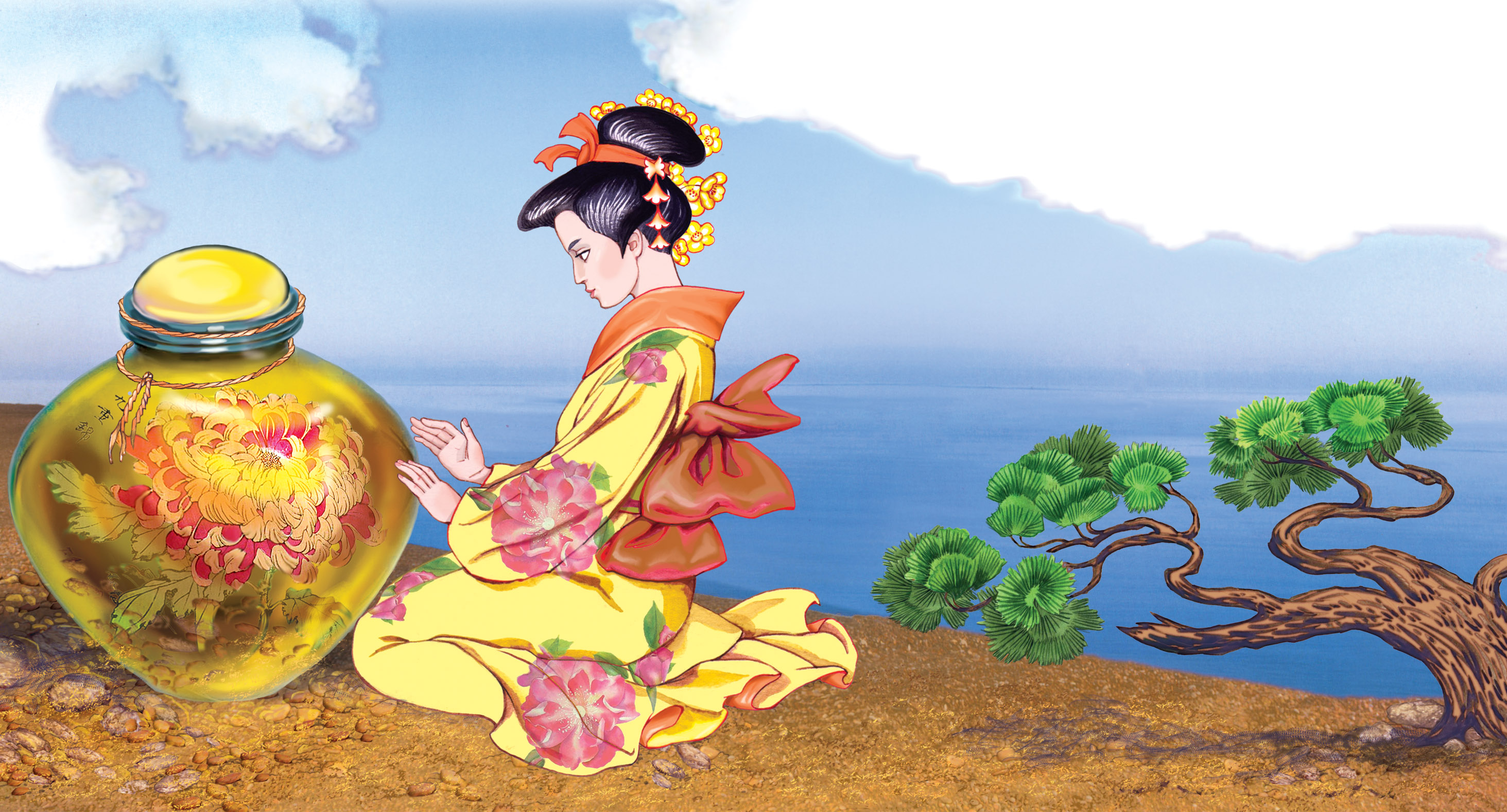 Радужные сказки "Сказка о желтой вазе"