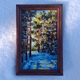 Ззимний лес