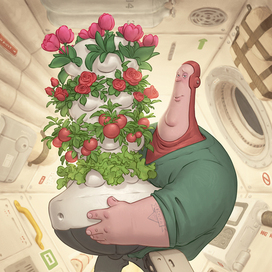 "Гидропонический букет"