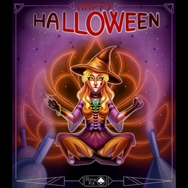 The Witch-kitsune and Halloween