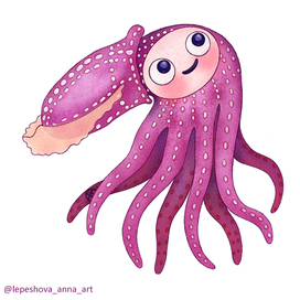 Squid. A Sea Tale.