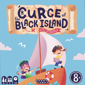 Box for the board game "The Curse of the Black Island"