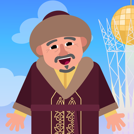 Персонажи для курса Казахского. Родной язык